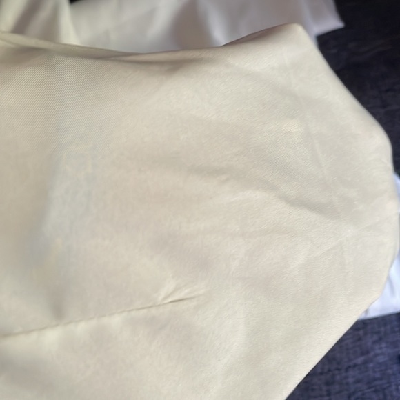 NWT PrettyLittleThing Sheer White Wide Leg Pants - Picture 9 of 11